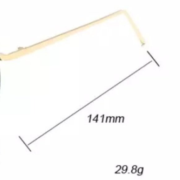 NEW Rivet-Detailing Rimless Pilot Sunglasses - Picture 10 of 12